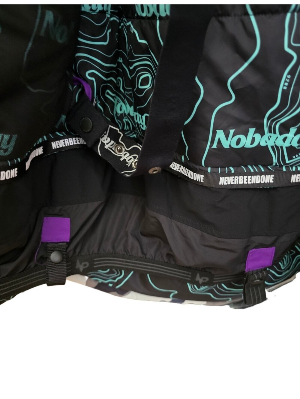 NOBADAY Ski Jacket Purple Camo Insulated Coat Women's Medium NEW With TAGS - Picture 11 of 13